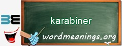 WordMeaning blackboard for karabiner